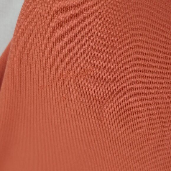 Athleta Women’s M Orange Crop Tank High Neck Racer‑Back Activewear - Picture 13 of 14